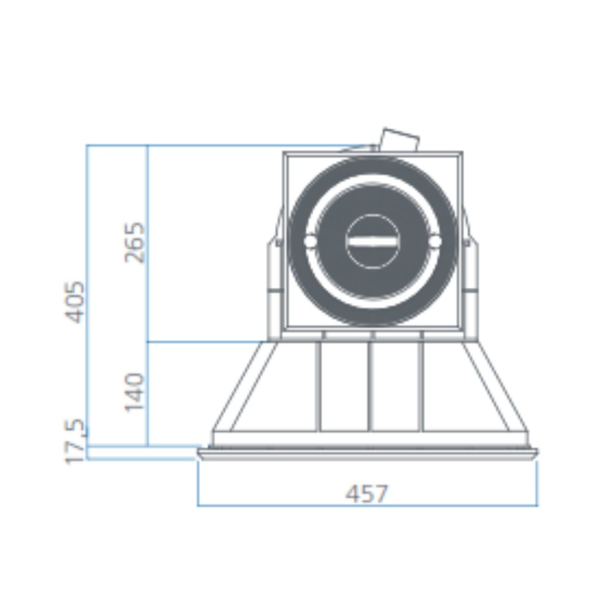 Skimmer Bocca Svasata per Prefabbricate e C.A con Membrana in PVC_COLORE BIANCO Skimmer Bocca Svasata per Prefabbricate e C.A con Membrana in PVC_COLORE BIANCO