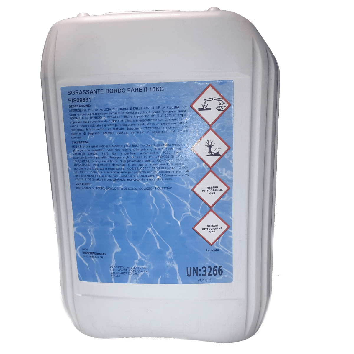 Sgrassatore piscina tanica da 10 LT