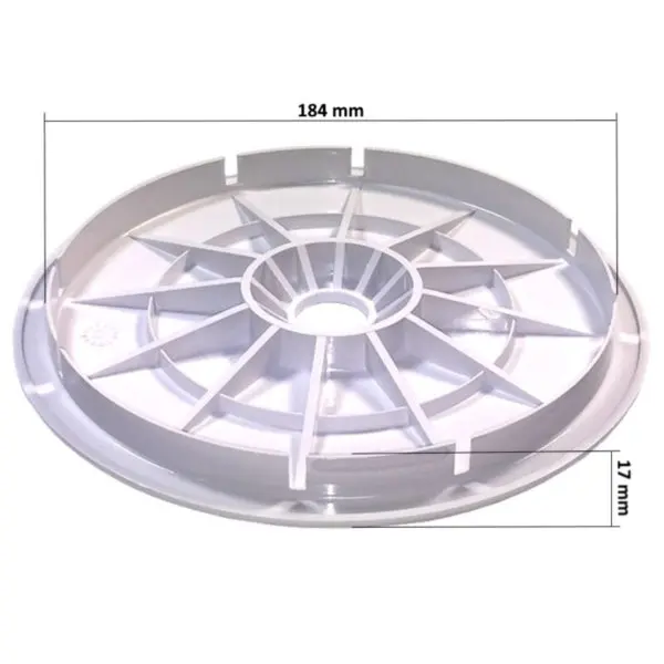 Coperchio Per Scatola Elettrica Scame - Diametro 80mm, Bianco, A Vite, Per Installazioni Elettriche