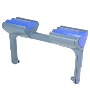 Manico trasporto grigio e celeste per robot Dolphin