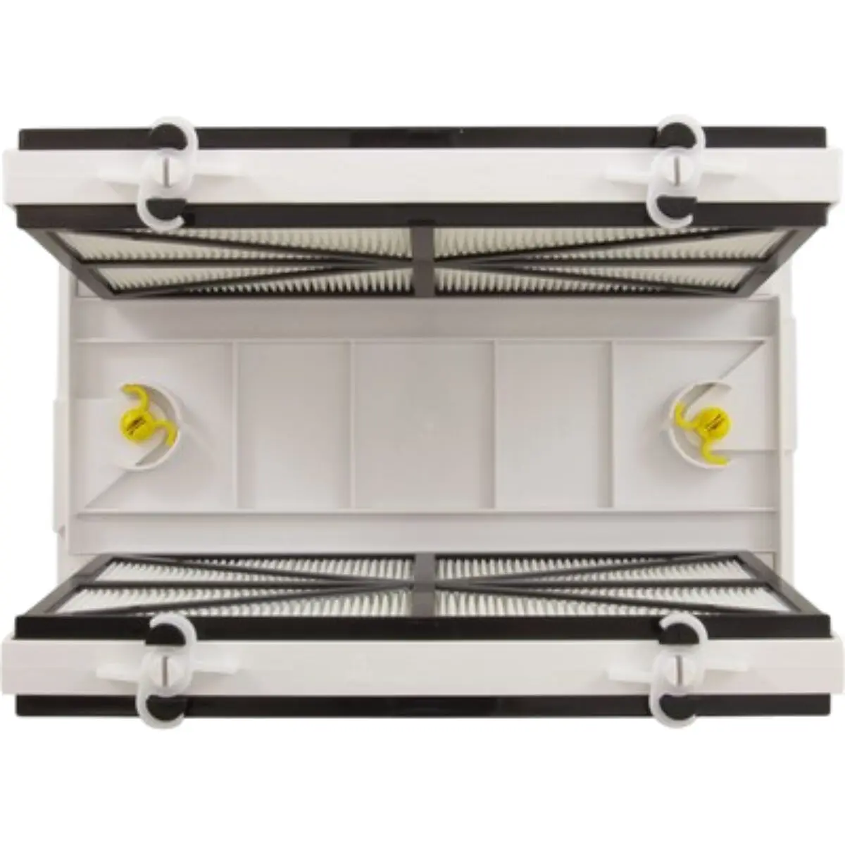 Vista frontale superiore interna del cestello filtro gradazione grande ultrafine 50 micron ricambio per robot Moby, Moby Pro, Swash, Supreme M3 e Master M3 Dolphin