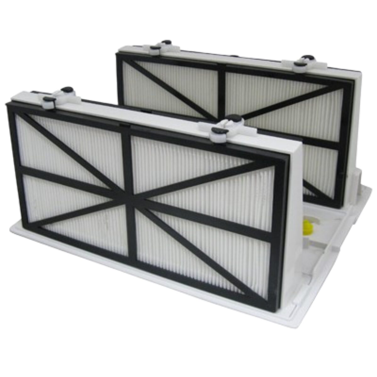 Gruppo filtro composto da coperchio inferiore e cartucce ultrafine 50 micron ricambio per robot Master M4, Master M5 e Wave 30 Dolphin