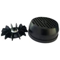 Kit composto da ventola e coperchio ventola ricambio per pompe piscina Victoria Plus, Sena e Glass Plus Astralpool