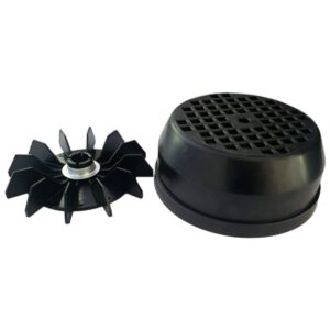 Kit composto da ventola e coperchio ventola ricambio per pompe piscina Victoria Plus, Sena e Glass Plus Astralpool