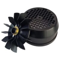 Kit composto da ventola e coperchio ventola ricambio per pompe piscina Victoria Plus, Sena e Glass Plus Astralpool, per pompe da 1,5 a 2,5 Hp.