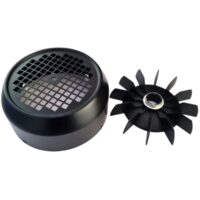 Kit composto da ventola e coperchio ventola ricambio per pompe piscina Victoria Plus, Sena e Glass Plus Astralpool, per pompe da 3 Hp.