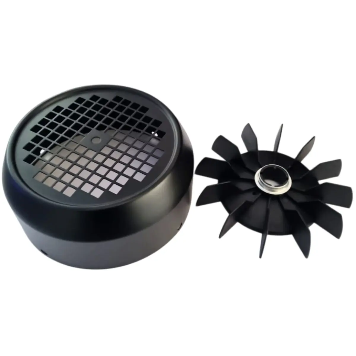 Kit composto da ventola e coperchio ventola ricambio per pompe piscina Victoria Plus, Sena e Glass Plus Astralpool, per pompe da 3 Hp.