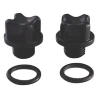 Due tappi scarico ricambio per pompe piscina Glass Plus e Victoria Plus Astralpool