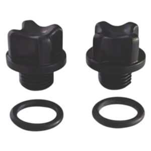 Due tappi scarico ricambio per pompe piscina Glass Plus e Victoria Plus Astralpool