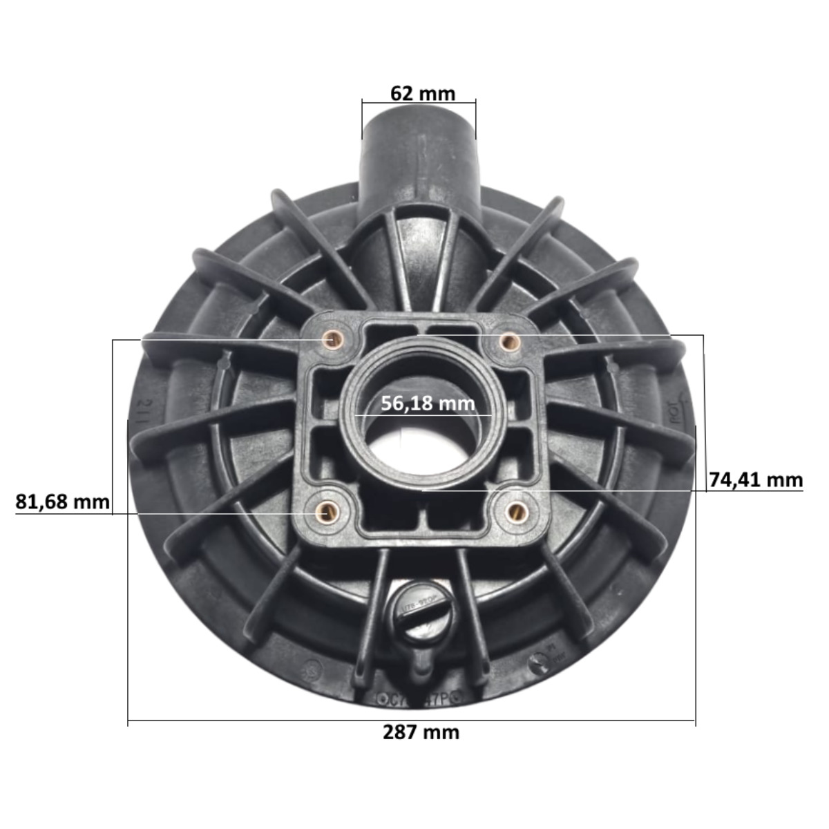 RC17647P1W dimensioni