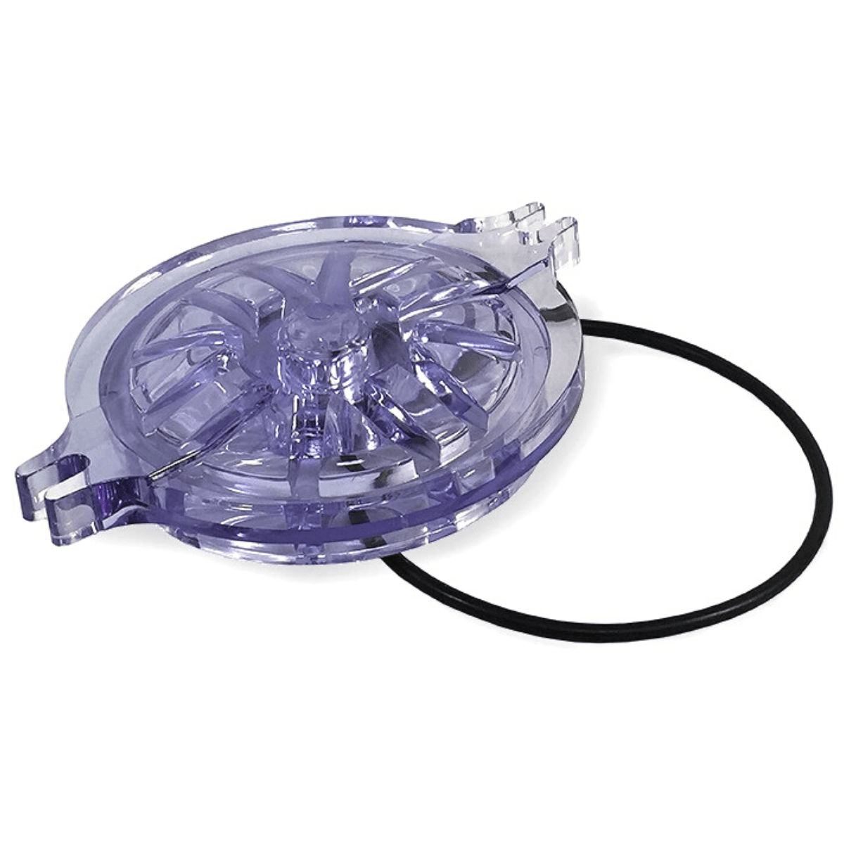 Coperchio Prefiltro Trasparente Di Ricambio Per Pompa Di Circolazione SPS 50 - 2 Pezzi In Plastica, Altezza 80 Mm