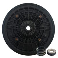 Kit composto da flangia motore e tenuta meccanica ricambio per pompe piscina Challenger Pentair per pompe con potenza da 0,75 Hp a 1,50 Hp.