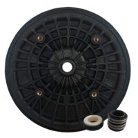 Kit composto da flangia motore e tenuta meccanica ricambio per pompe piscina Challenger Pentair per pompe con potenza da 2 Hp a 3 Hp.