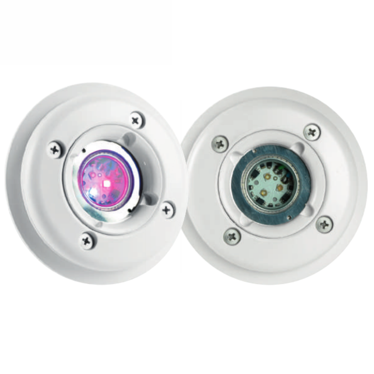 Faro completo su bocchetta RGB a 3 Led - 7,5 VDC