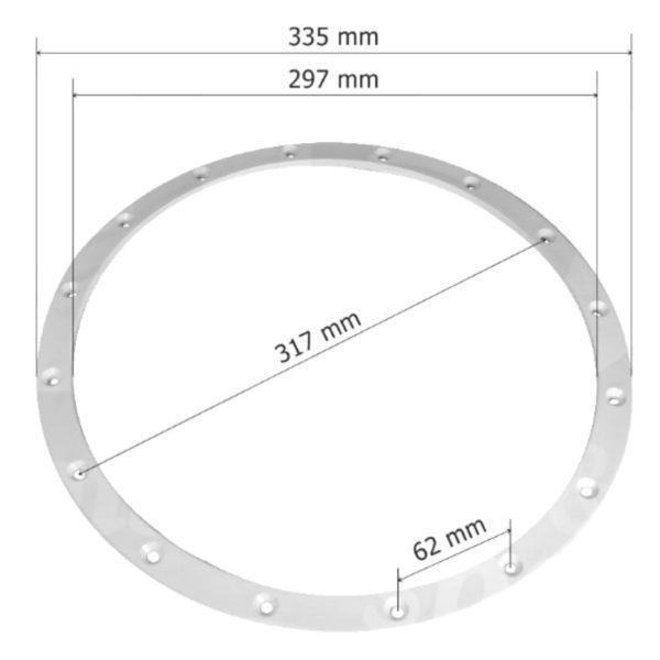 Cornice Abs Diam. 90 Bocchetta a Pavimento Mod. Cofies 3"