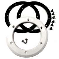 Kit flangia guarnizioni viti ricambio per bocchetta di mandata regolabile a pavimento Astralpool