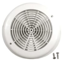 Griglia antivortice e viti fissaggio, ricambio per scarico di fondo Aqua