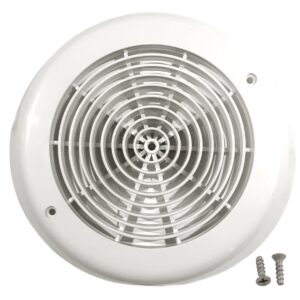 Griglia antivortice e viti fissaggio, ricambio per scarico di fondo Aqua