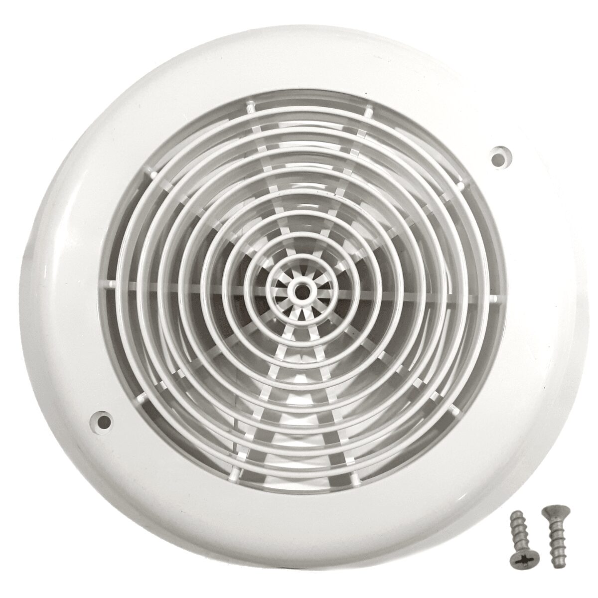 Griglia antivortice e viti fissaggio, ricambio per scarico di fondo Aqua