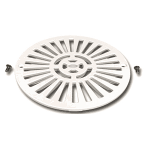 Griglia piatta e viti fissaggio, ricambio per scarico di fondo diametro 200 mm Astralpool