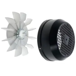 Kit composto da ventola e coperchio ventola ricambio per pompa piscina Maxim Astralpool, per pompe da 4,5 a 5,5 Hp.