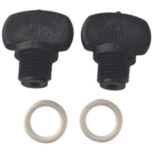 Due tappi scarico ricambio per pompa piscina Challenger Pentair
