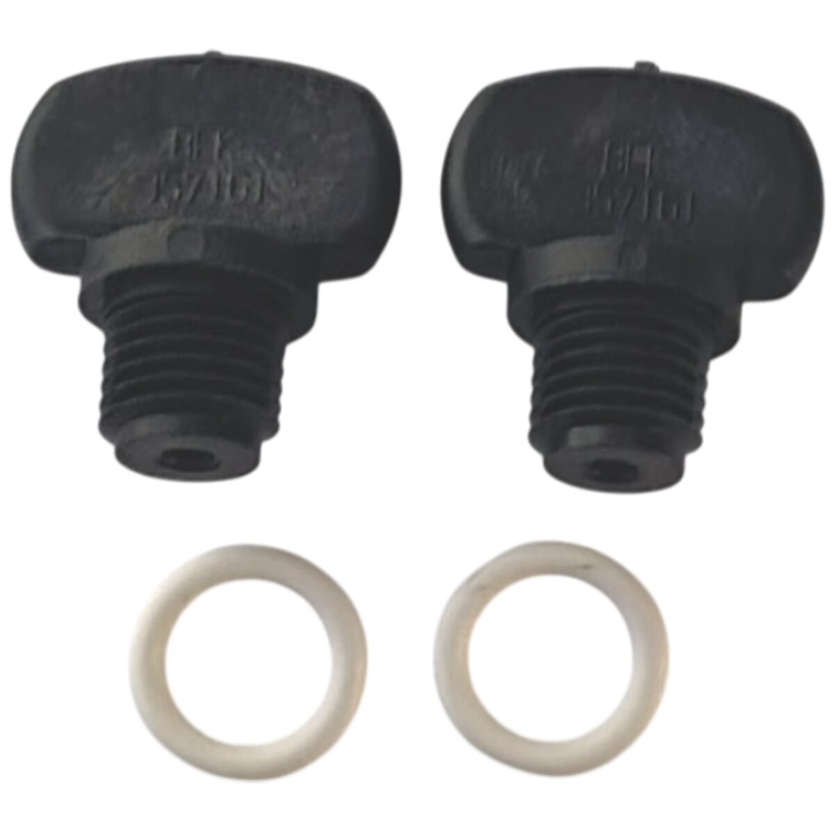 Due tappi scarico ricambio per pompa piscina Challenger Pentair