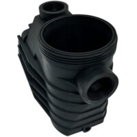 Vista frontale del corpo prefiltro ricambio per pompa piscina Epsilon Kripsol