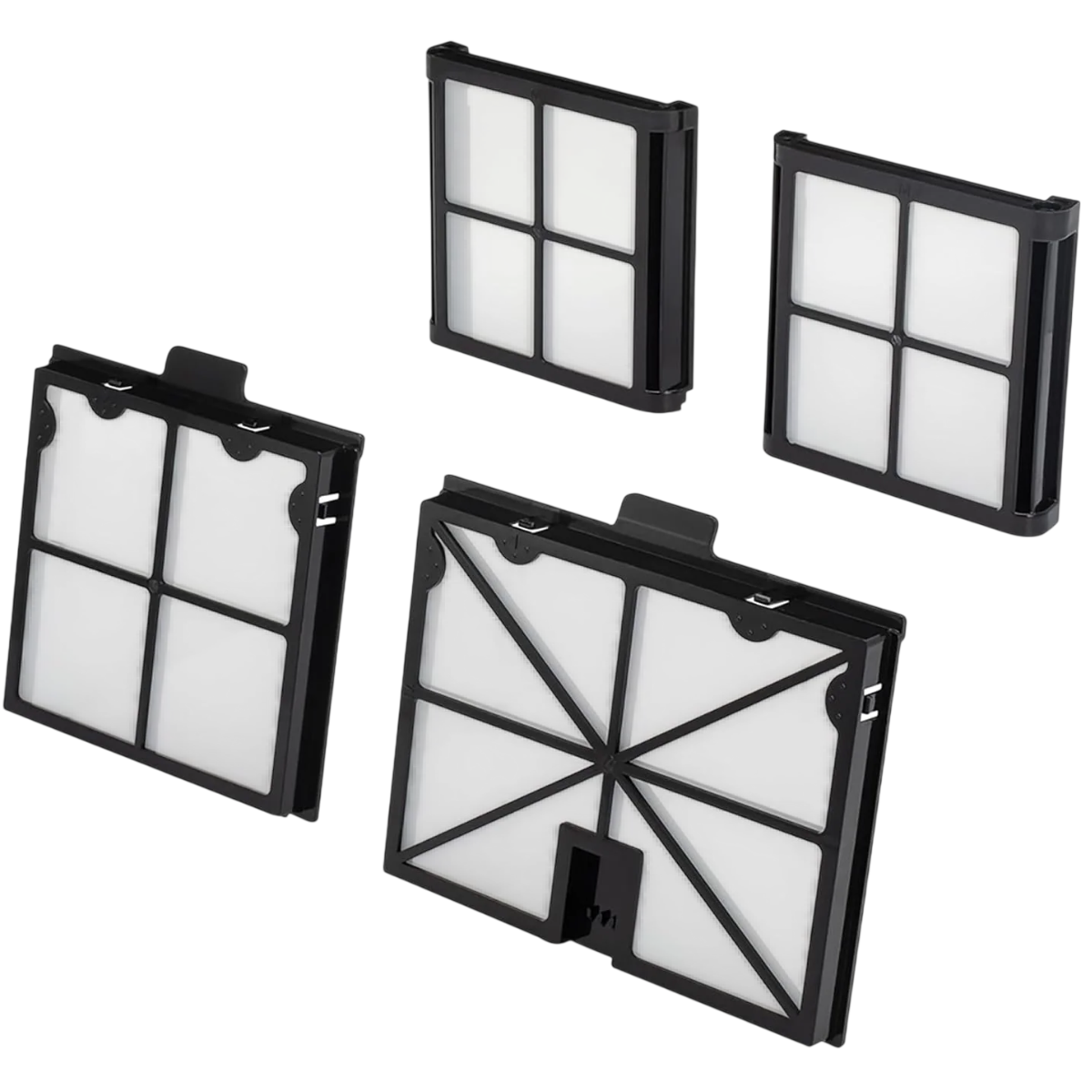 Kit quattro cartucce filtro fine da 100 micron ricambio cestello piccolo per robot E20, E25, S100 Dolphin