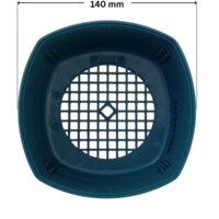 Coperchio ventola ricambio per pompa piscina Silen S Espa con quote dimensionali: diametro esterno 140 mm.