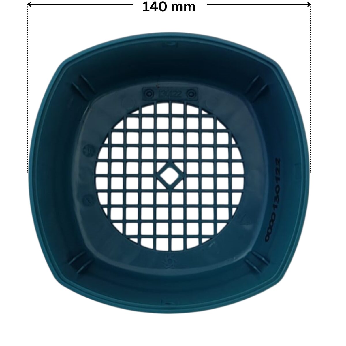 Coperchio ventola ricambio per pompa piscina Silen S Espa con quote dimensionali: diametro esterno 140 mm.