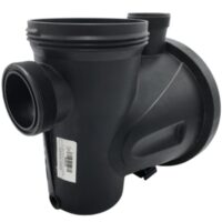 Vista frontale del corpo prefiltro ricambio per pompa piscina Silen S Espa