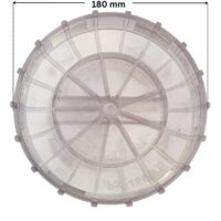 Coperchio ricambio per pompa piscina Winner Saci conq uote dimensionali: diametro esterno 180 mm.