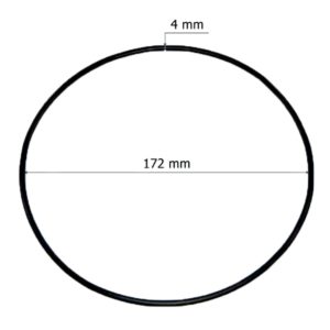 O'ring coperchio bianco Valvola Selettrice 2" PRAHER