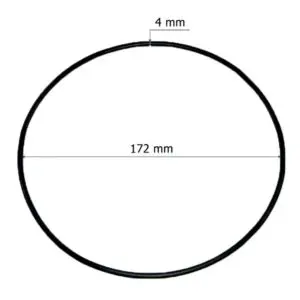 O'ring coperchio bianco Valvola Selettrice 2" PRAHER
