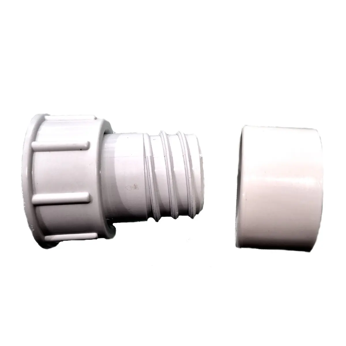 Raccordo completo di ghiera per tubo spiralato Nero Raccordo completo di ghiera per tubo spiralato Nero