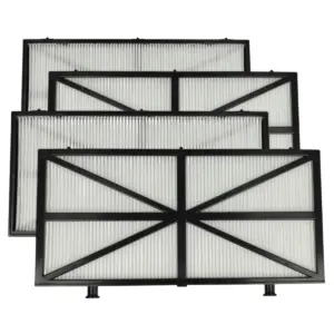Kit quattro cartucce filtro ultrafine da 50 micron ricambio cestello per robot Master M4, Master M5, Thunder e Wave 30 Dolphin