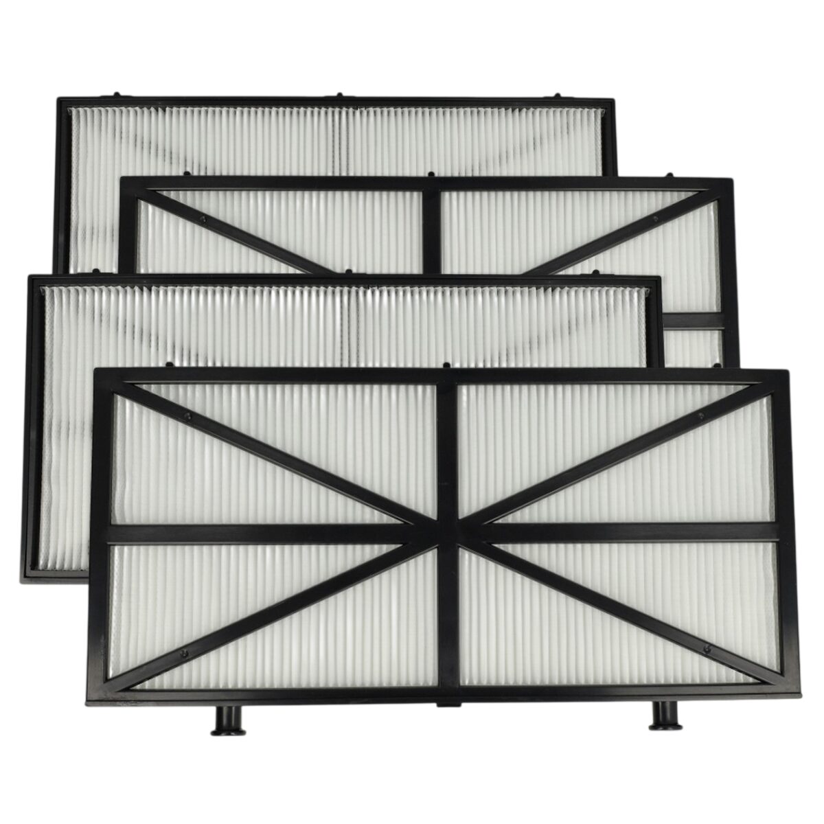 Kit quattro cartucce filtro ultrafine da 50 micron ricambio cestello per robot Master M4, Master M5, Thunder e Wave 30 Dolphin