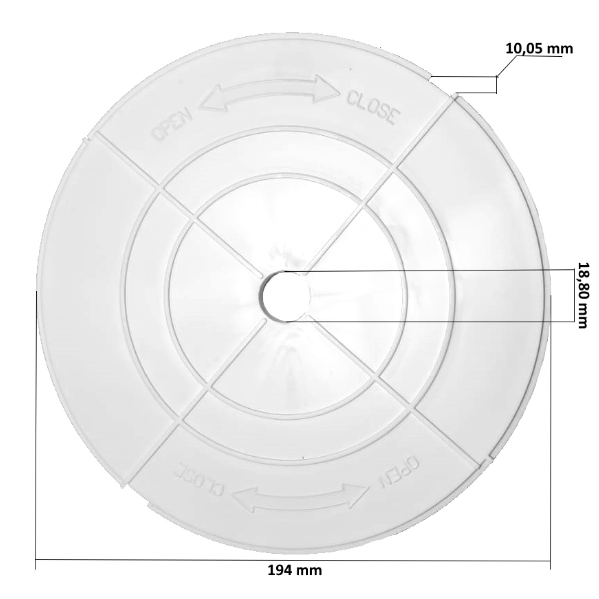 JDVPLACOPSK dimensioni