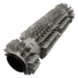 Spazzola combinata preassemblata grigia in PVC per robot Dolphin