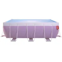 Piscina laghetto POP! nella versione colore telo Butterfly Lilac