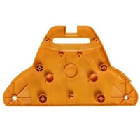 Vista posteriore frontale del carter con ferma guida ricambio per robot piscina Wave 100 Dolphin