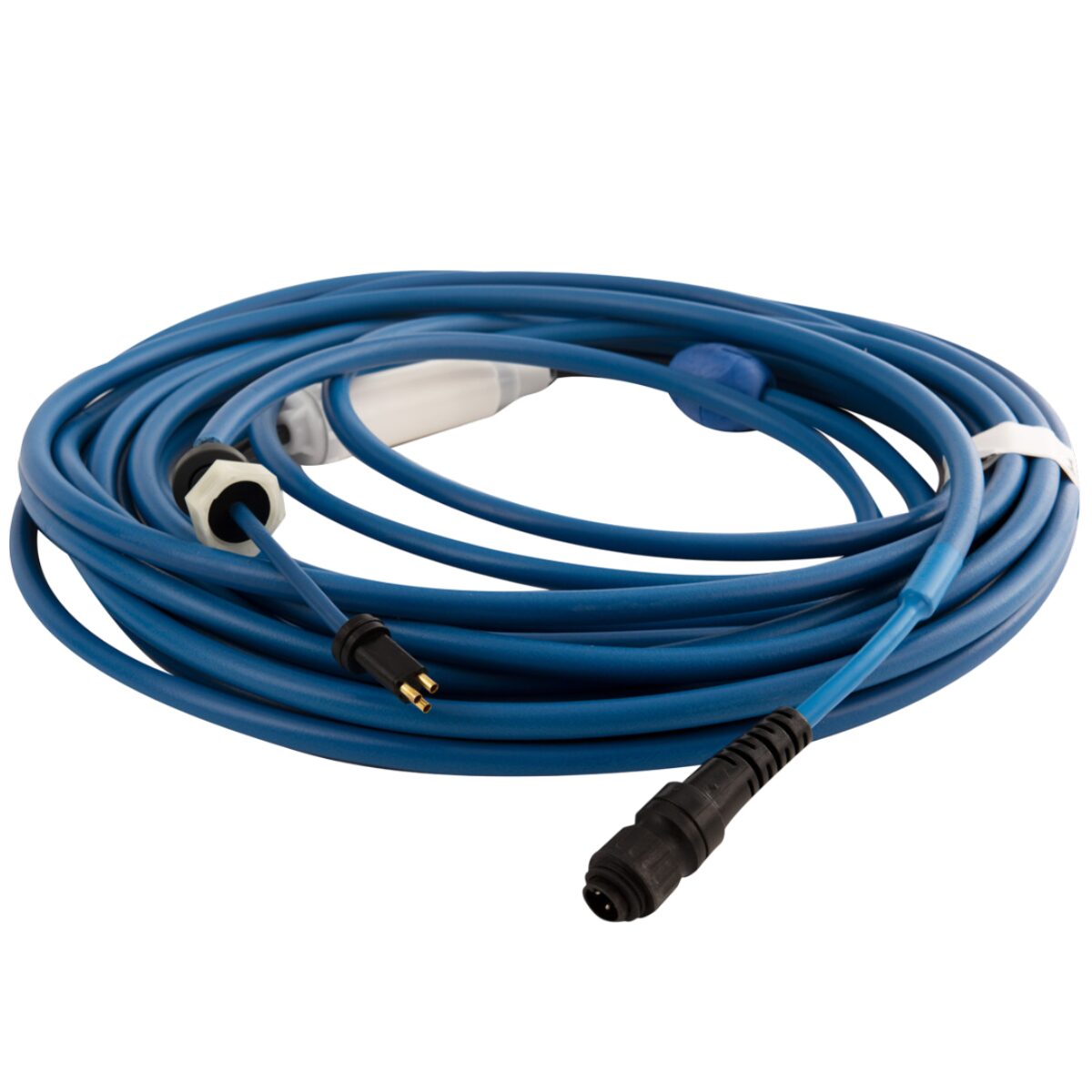 Cavo dynamic 17 mt, con connessione, gommino e snodo ricambio per robot piscina Dolphin