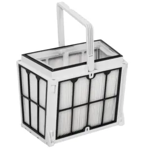 Cestello filtro grande composto da supporto e cartucce ultrafine 50 micron ricambio per robot serie E, Z ed S Dolphin