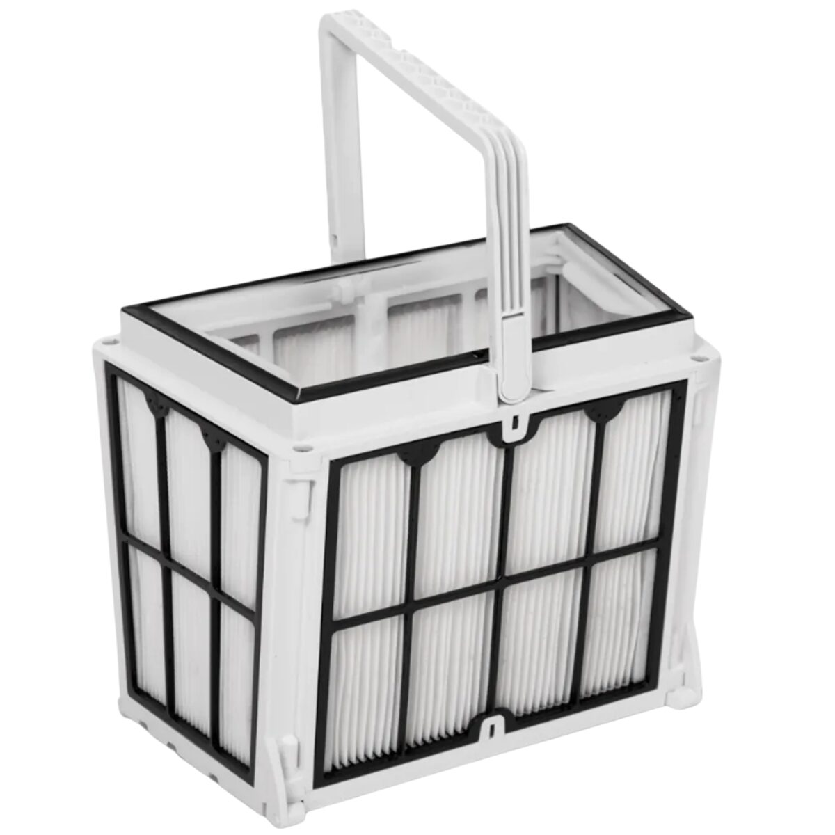 Cestello filtro grande composto da supporto e cartucce ultrafine 50 micron ricambio per robot serie E, Z ed S Dolphin