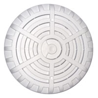 Griglia antivortice ricambio per scarico di fondo HD33 Certikin