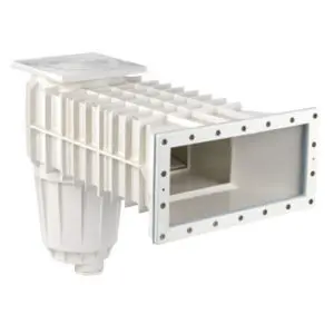 Skimmer bocca svasata con doppia prolunga per prefabbricate e c.a con membrana in PVC