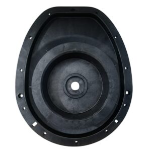 Vista frontale della flangia motore ricambio per pompa piscina Columbia Astralpool