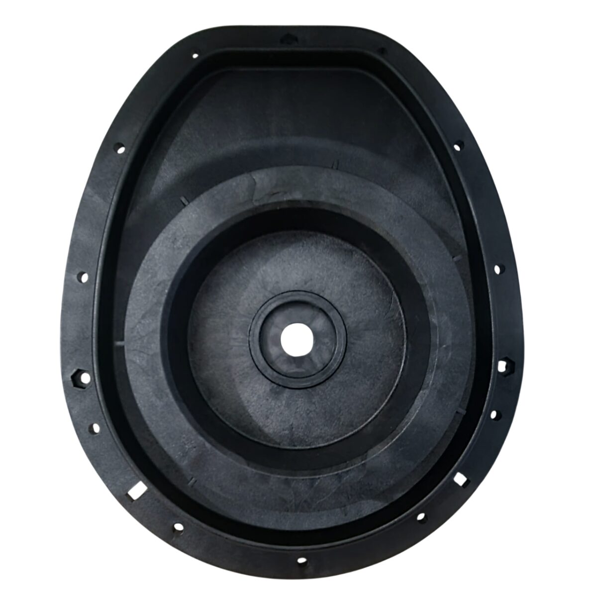 Vista frontale della flangia motore ricambio per pompa piscina Columbia Astralpool