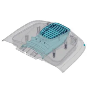 Sportello superiore trasparente filtro per robot Dolphin Liberty